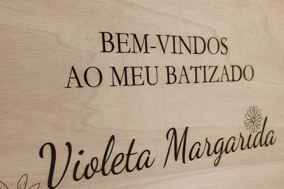 Quadro de Boas-vindas