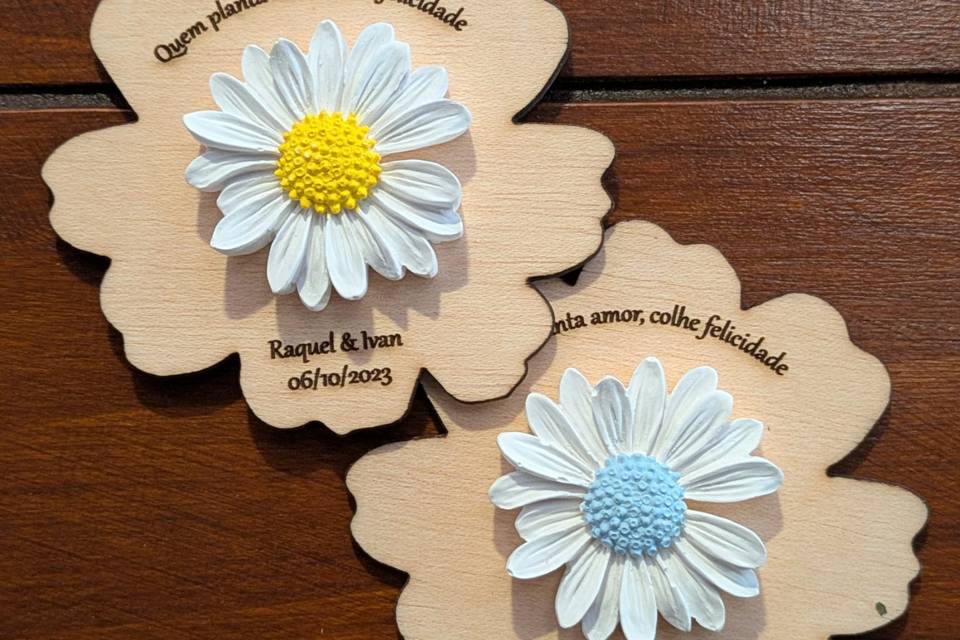 Brindes de gesso perfumado