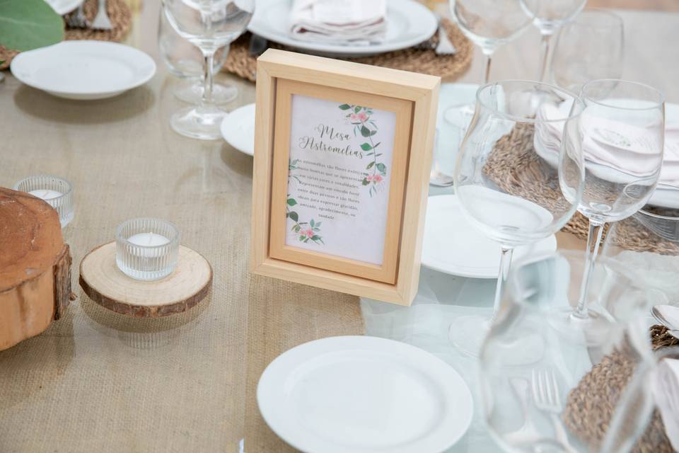 Moldura de mesa