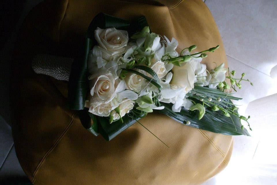 Bouquet de noiva simples e elegante