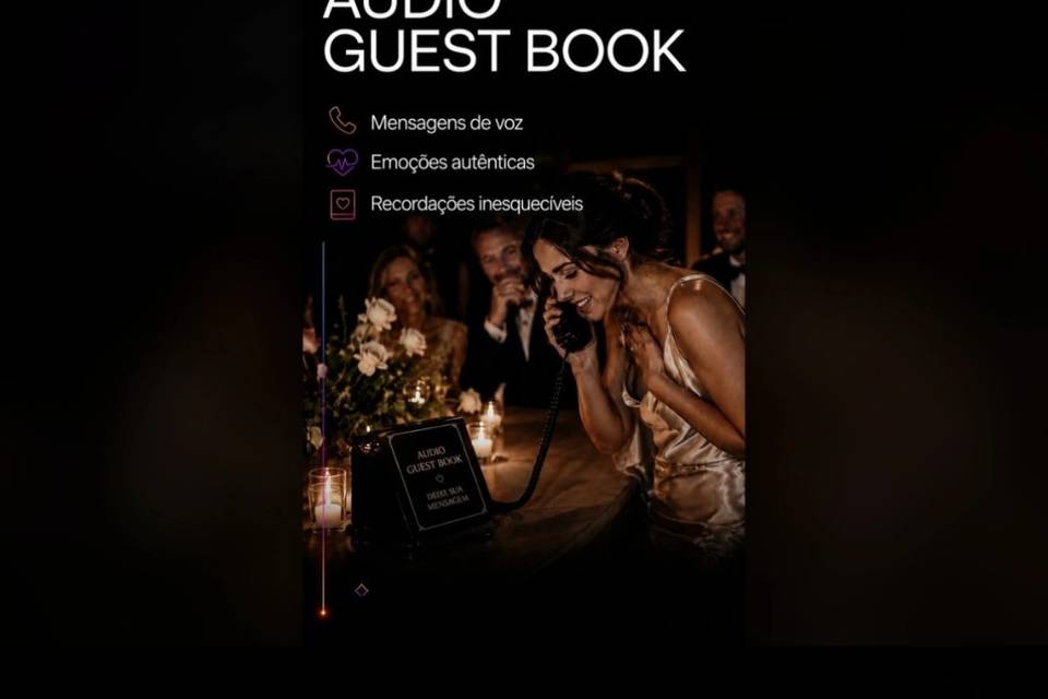 Serviço Áudio Guest Book