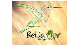 Beija flor design floral logo