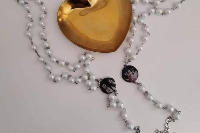 Terço com foto gravação