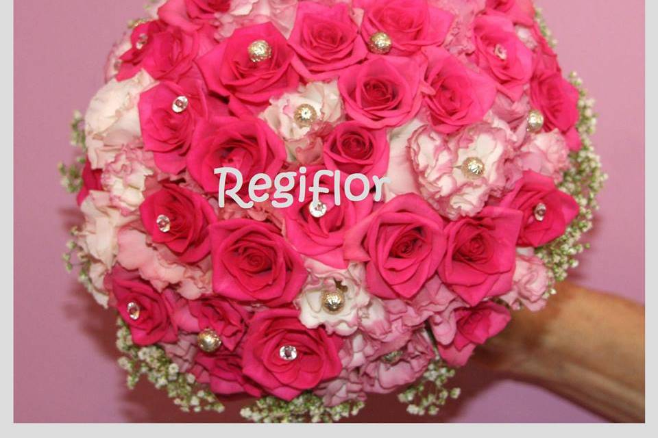 Bouquet tons rosa