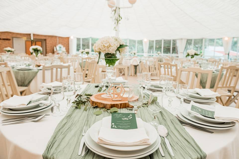 Decoração mesa dos convidados