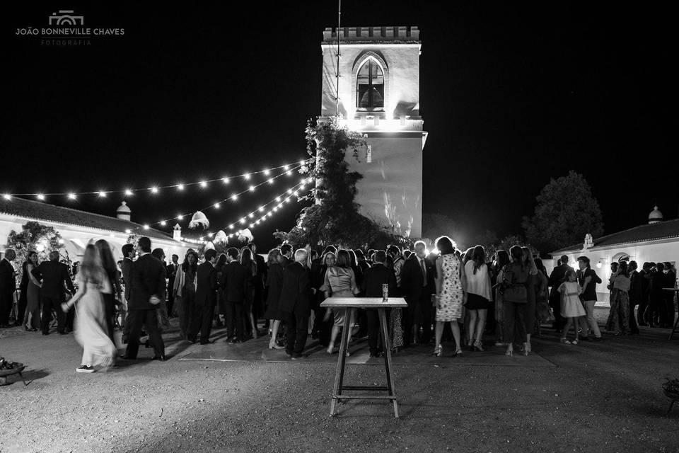 Festa no pátio