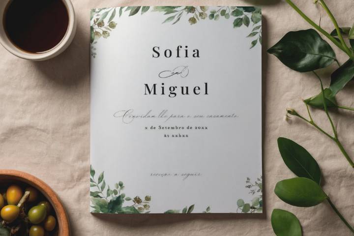 Convite de Casamento A5