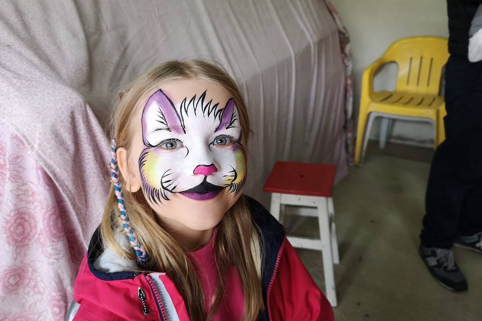 Facepainting Cat