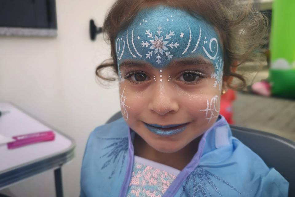 Facepainting Frozen