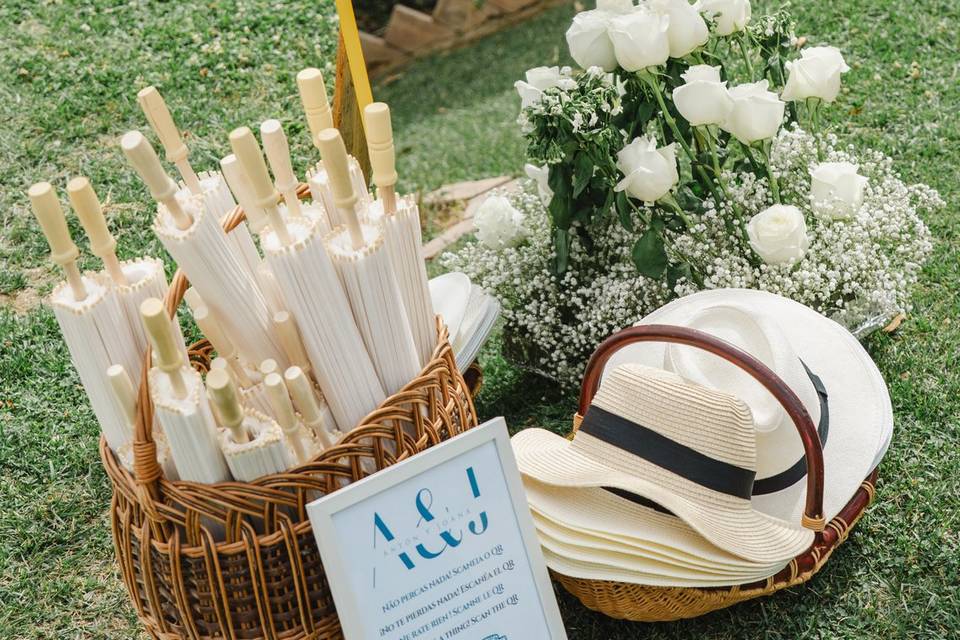 Entrada - Decoração Cerimónia