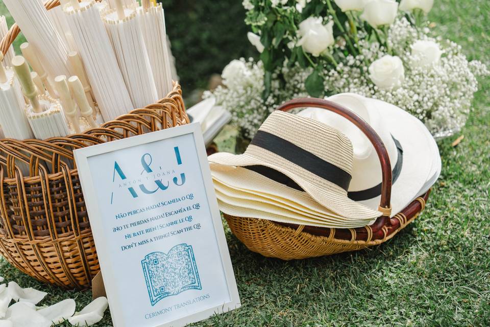 Entrada - Decoração Cerimónia