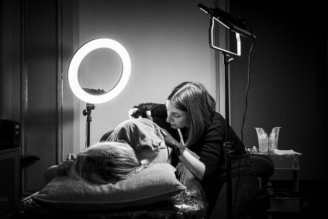 Diana Machado, a tatuadora