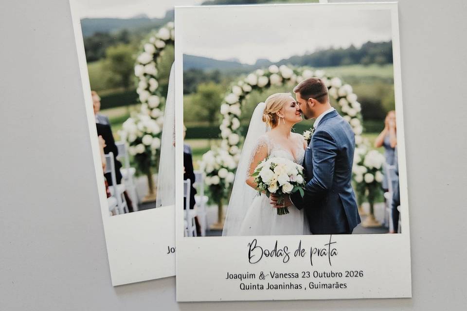 Convite de Bodas de prata