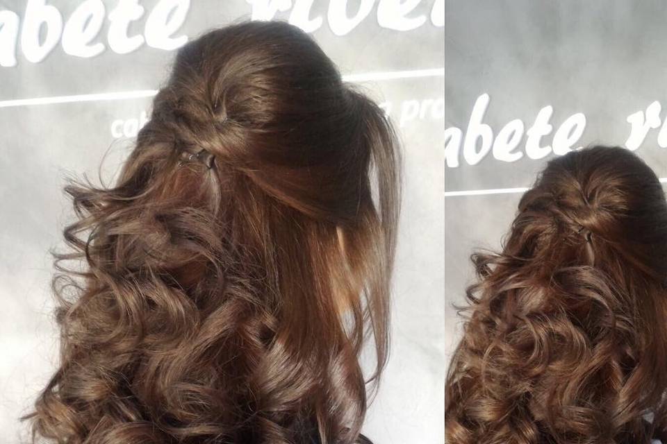 Penteado simples