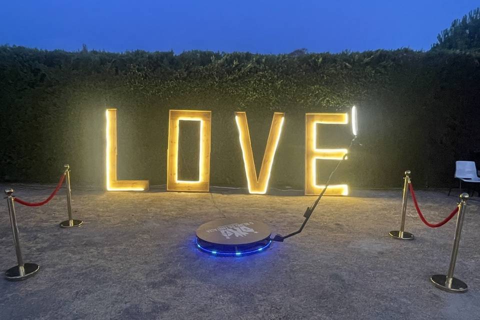 Videobooth & Letras luminosas