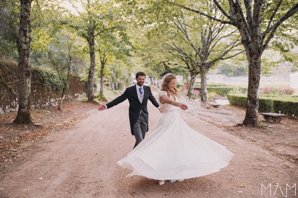 Sessão com os noivos