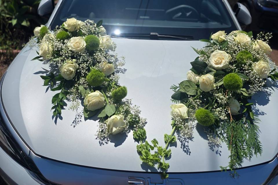 Decoracao do carro da Noiva