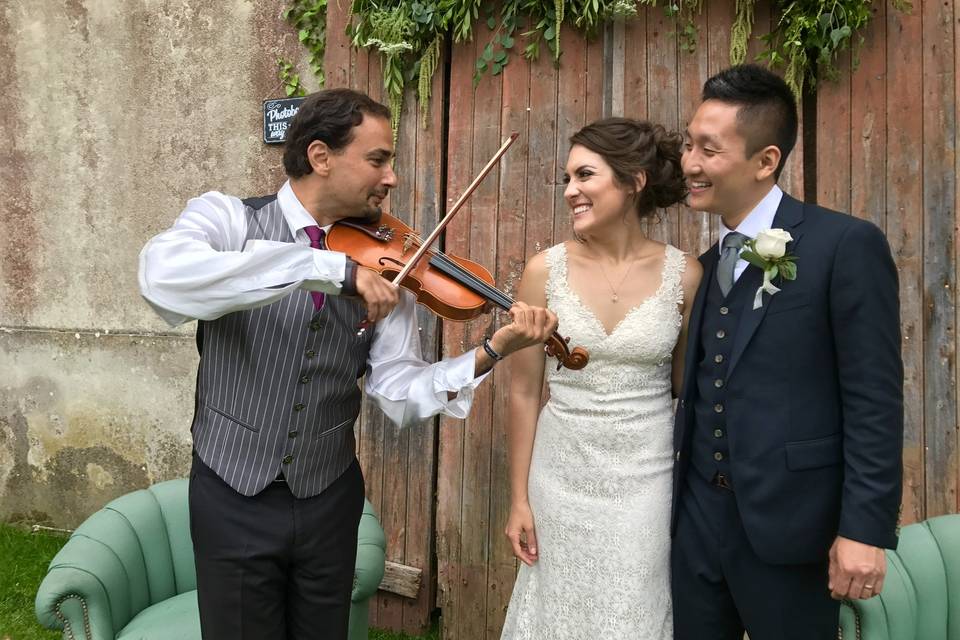 Serenata para os noivos