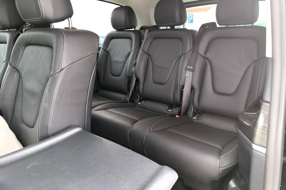Minivan interior