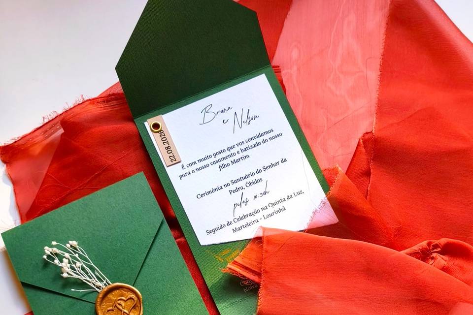 Convite Bruna e Nelson