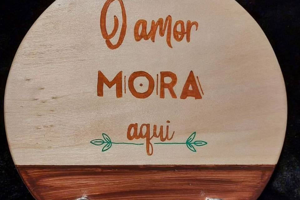 O amor mora aqui