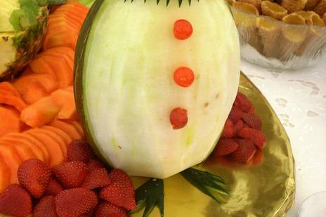 Decorado com frutas