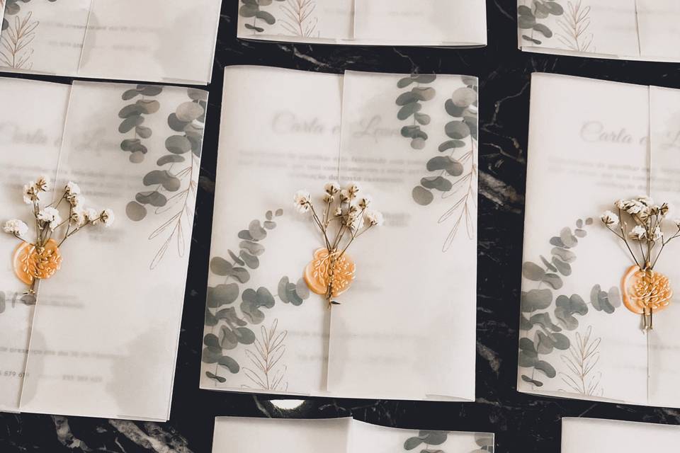 Convites de casamento