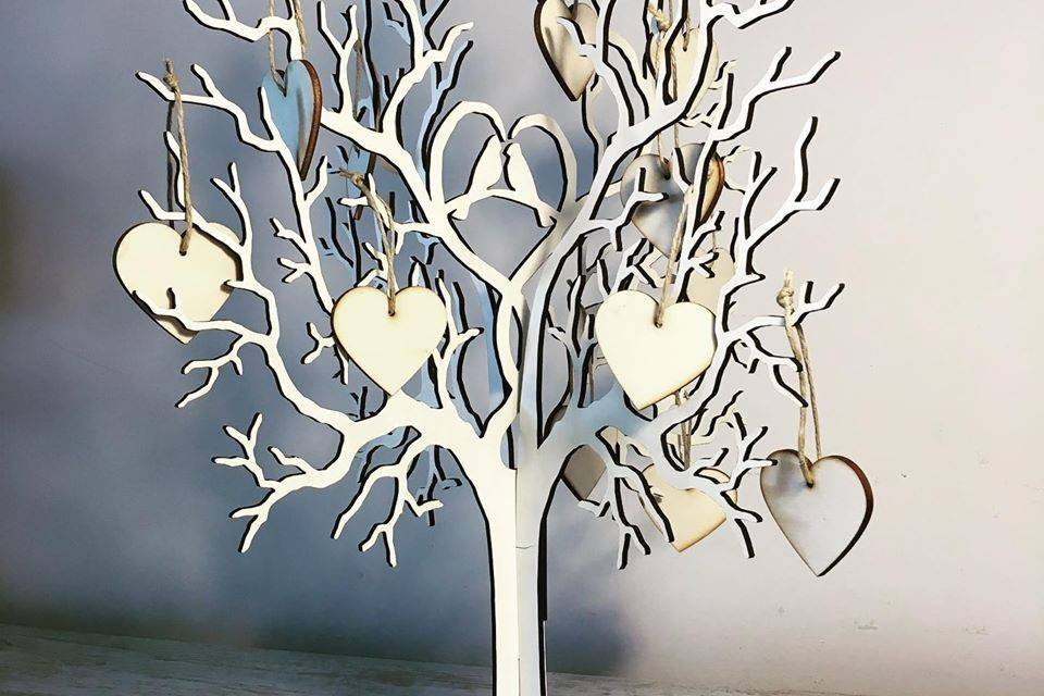 Árvore “livro de honra”