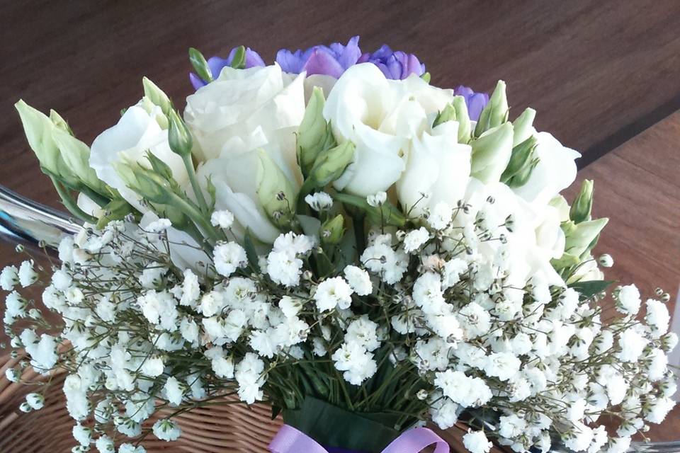 Bouquet noiva tons lilas