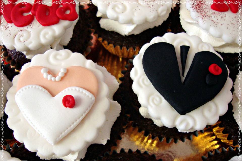 Cupcakes de casamento