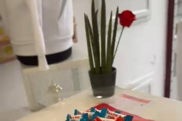 Chocolate e flor