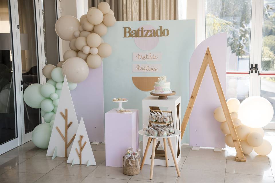 Cenário do Bolo Decorado