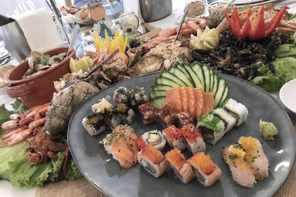 Marisco vs sushi