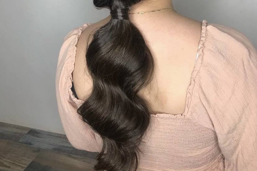Prévia de penteado