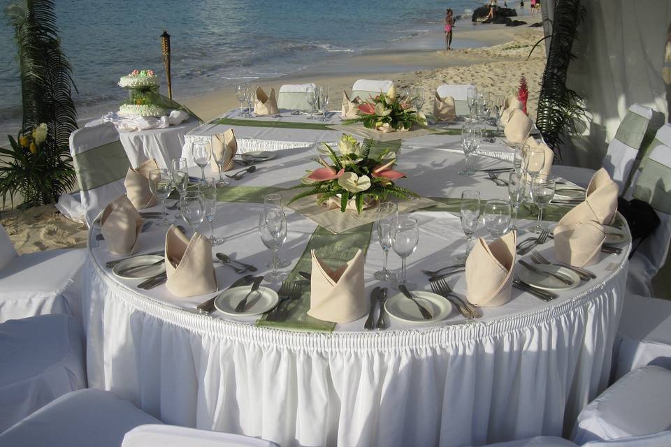 Catering na praia