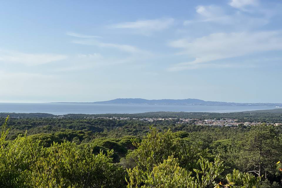 Vista da zona cocktail