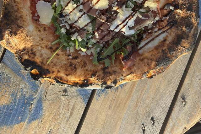 Pizza feita na hora