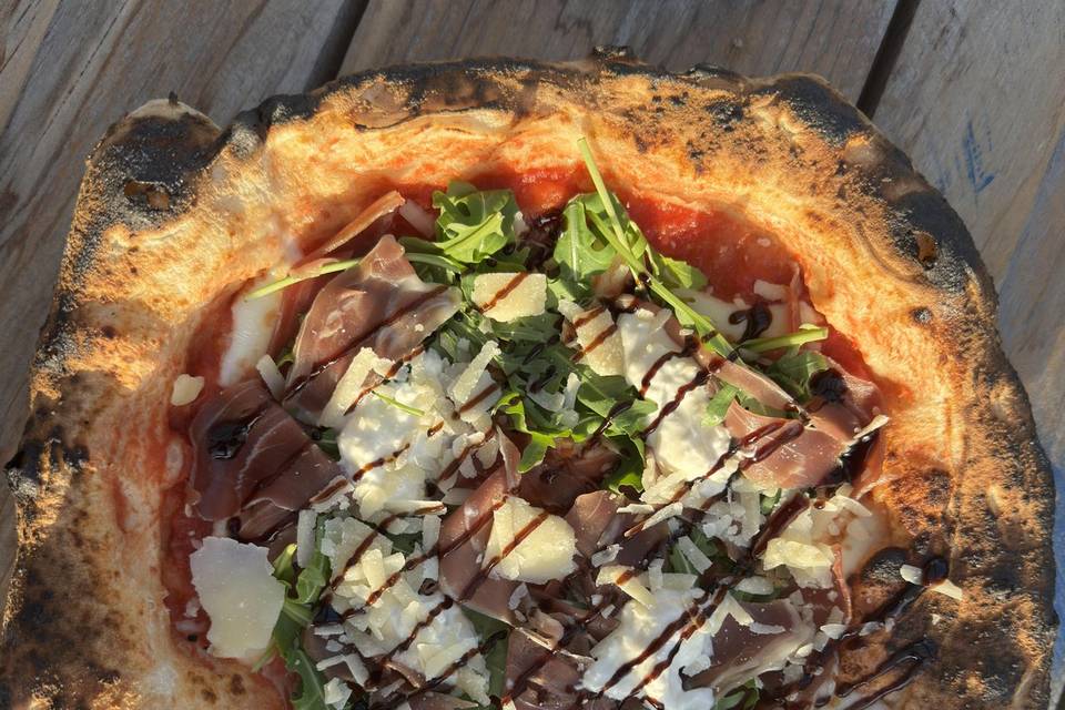Pizza feita na hora
