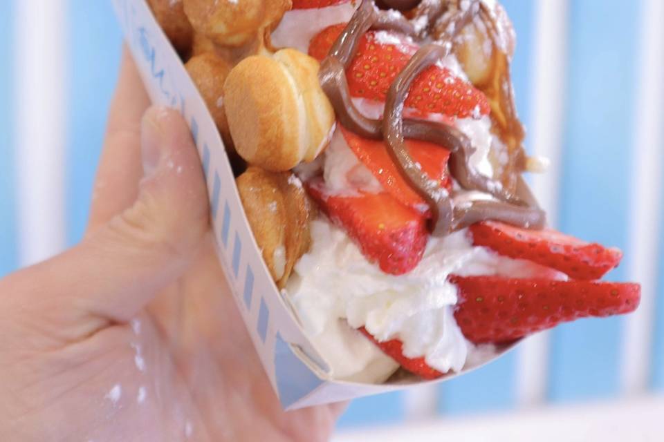 Bubble Waffel