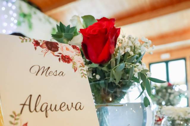 Marcador de mesa personalizado