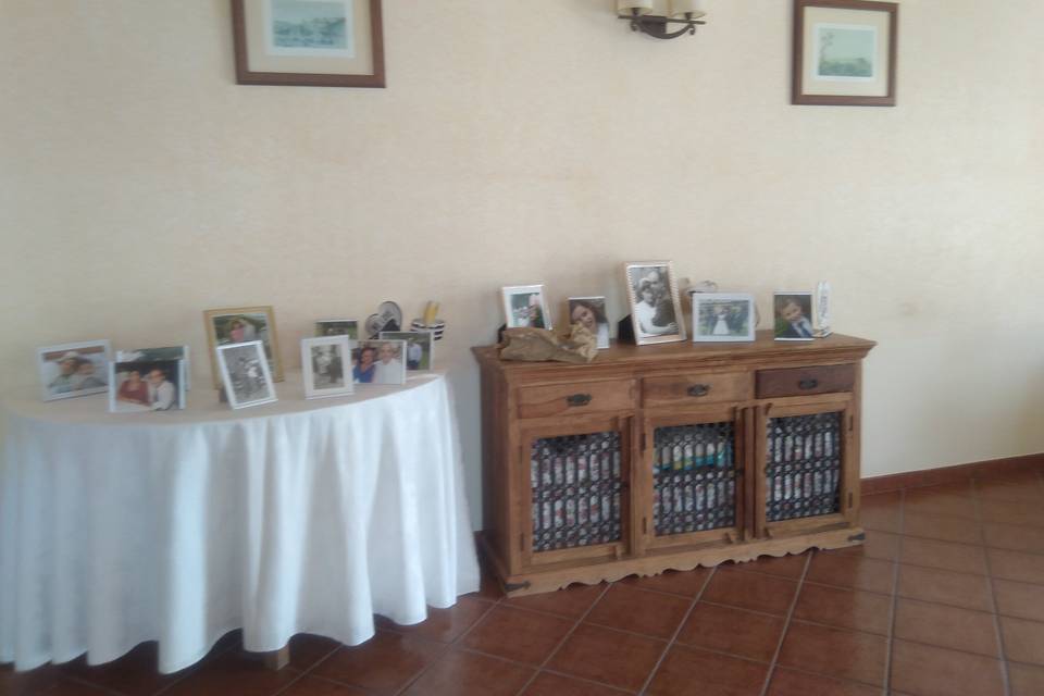 Decoração bodas de prata