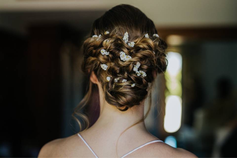 Bride hair by lilia costa