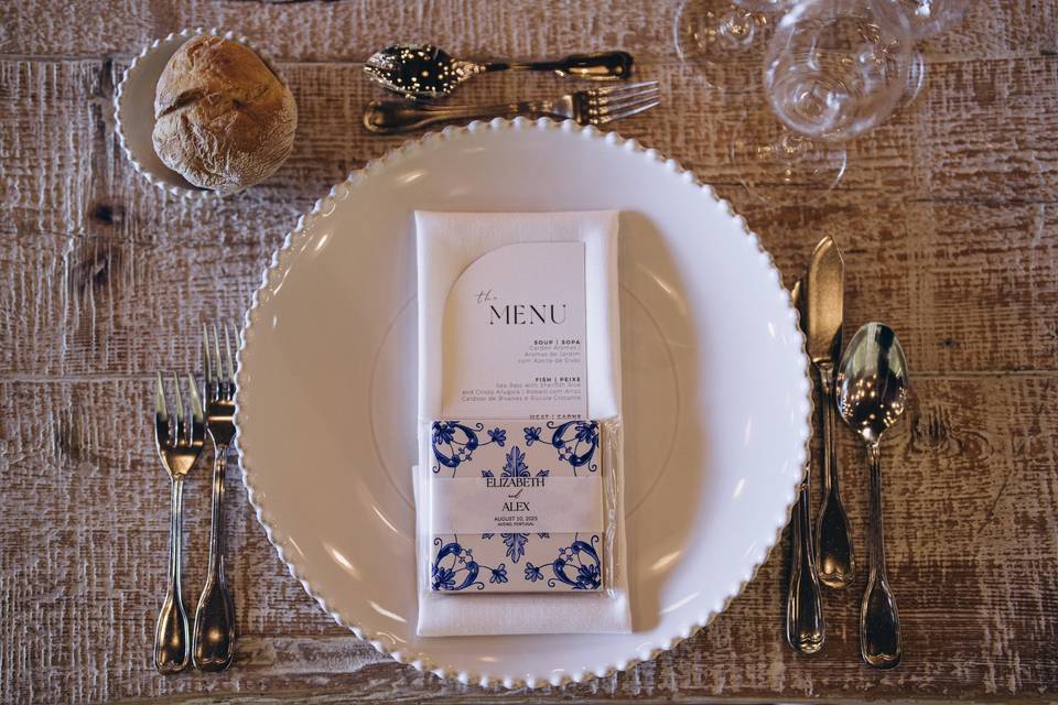 Menu e Lembranças