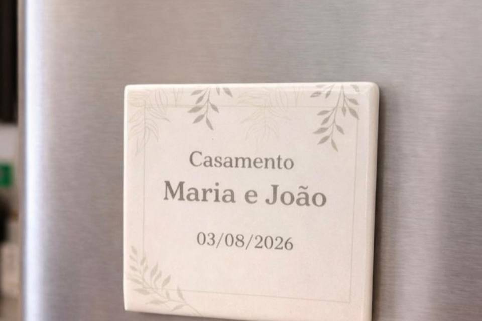 Lembranças personalizadas