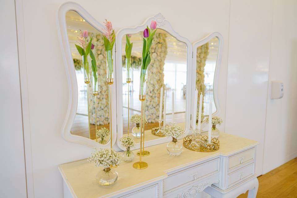 Decoração do salão