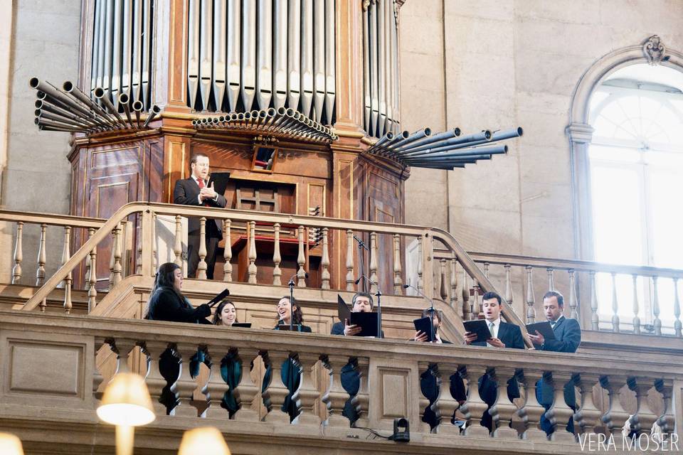 Coro Alto durante a cerimónia