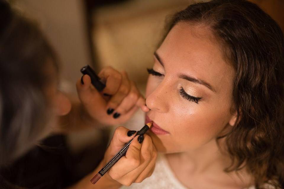 Makeup bride