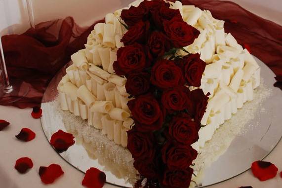 Decoração de bolo de casamento