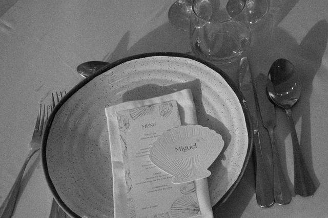 Menu Elegante Concha