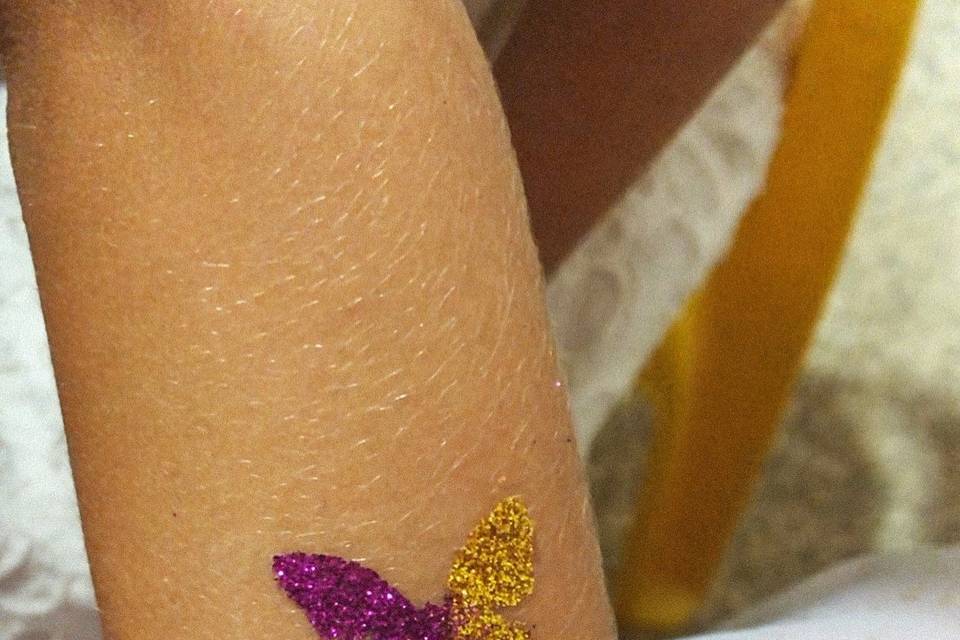 Tatuagens de glitter